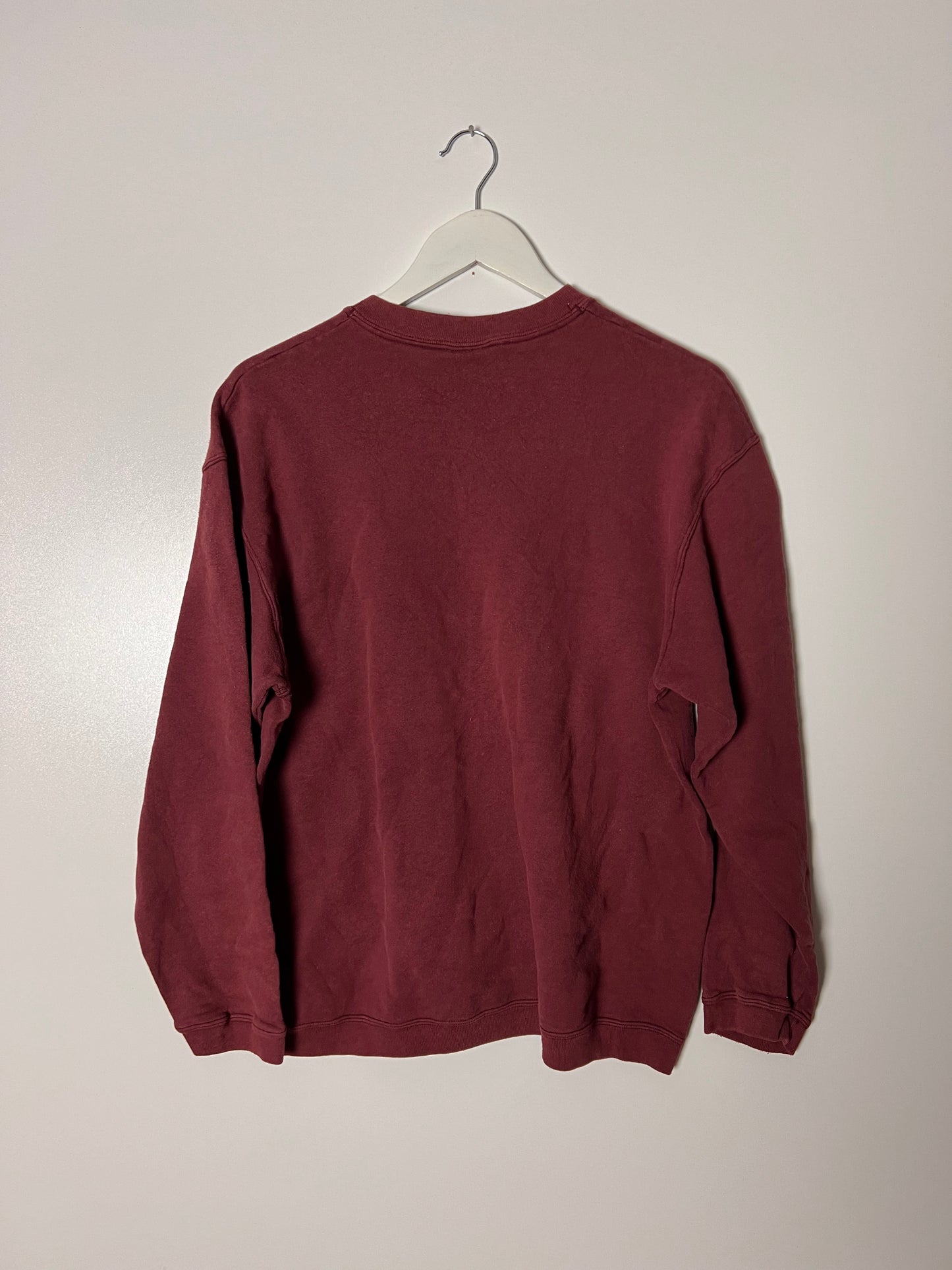 9000s Fruit of the Loom Plain Mini Logo Sweatshirt – Medium