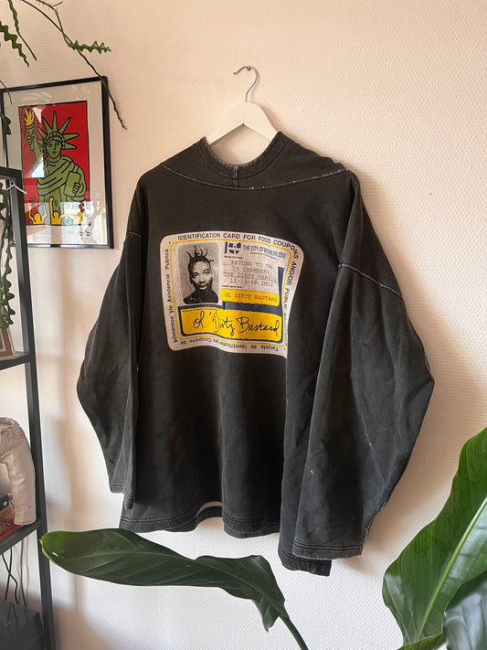 90s Wu Tang Clan Ol' Dirty Bastard ID Hoodie Grey – XLarge
