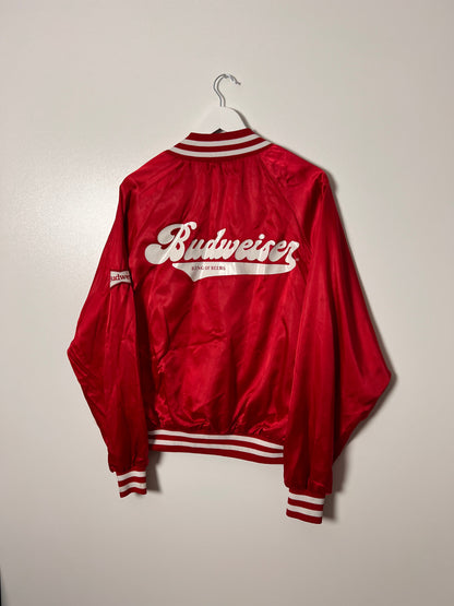 Vintage 80's Budweiser Baseball Jacket – Small