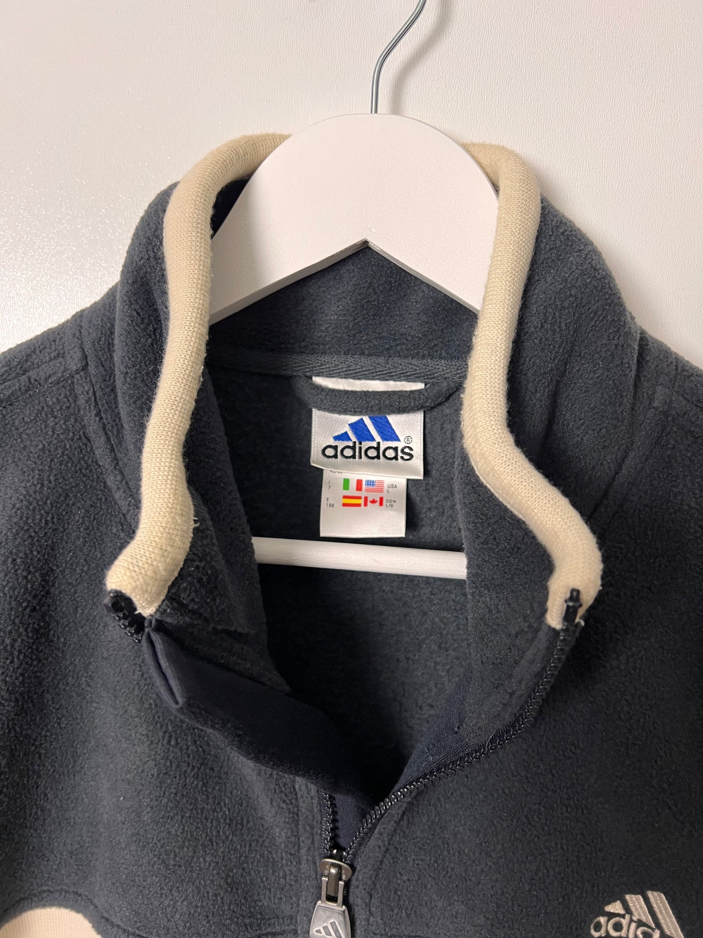 90's Adidas 1/4 Zip Up Fleece – Large