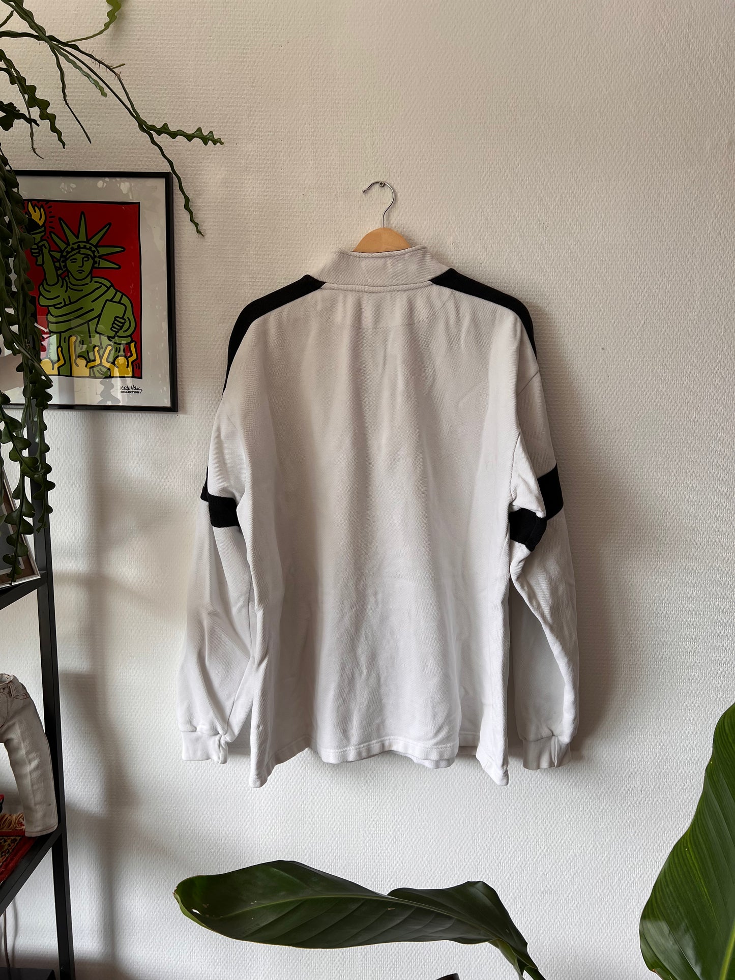 90s Nike 1/4 Zip Up Center Swoosh Sweatshirt – XLarge