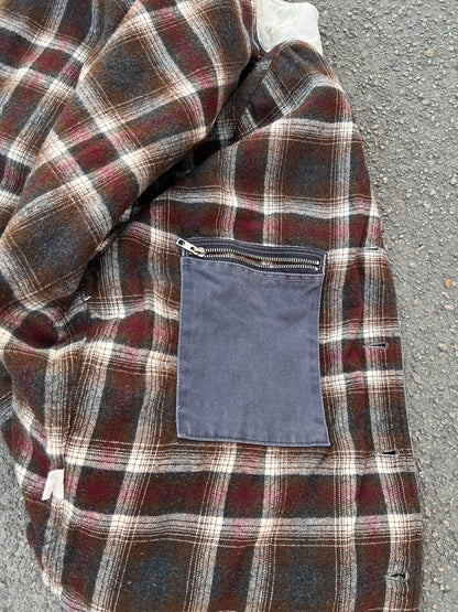 90's Oxbow Plaid Denim Jacket