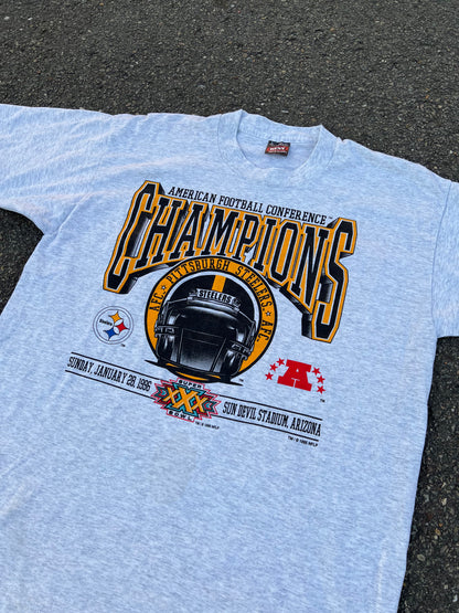 90's Screen Stars 1996 Steelers T-Shirt – Medium