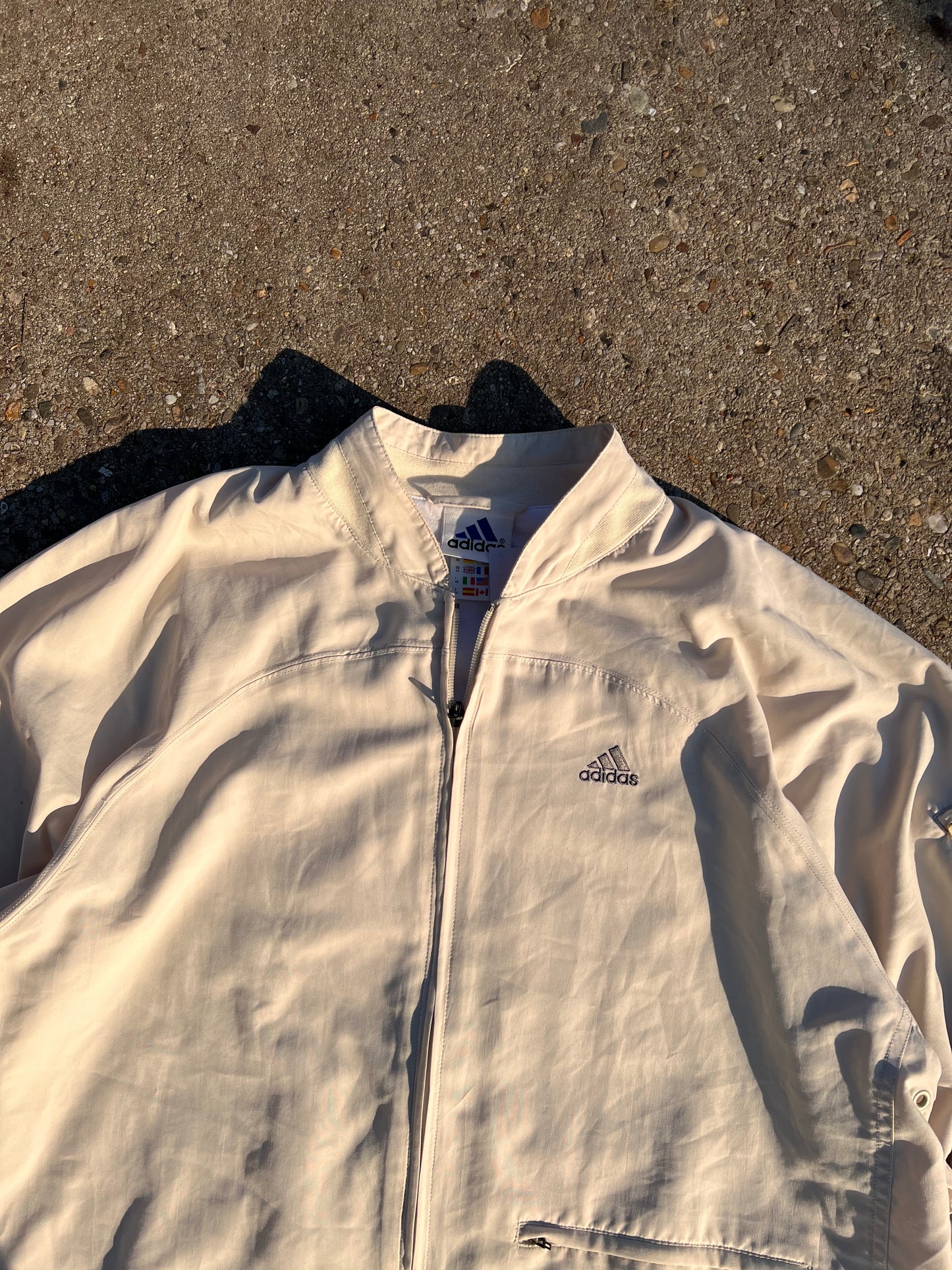 90s Adidas Full Zip Soft Tennis Track Jacket – Large
