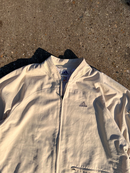 90s Adidas Full Zip Soft Tennis Track Jacket – Large