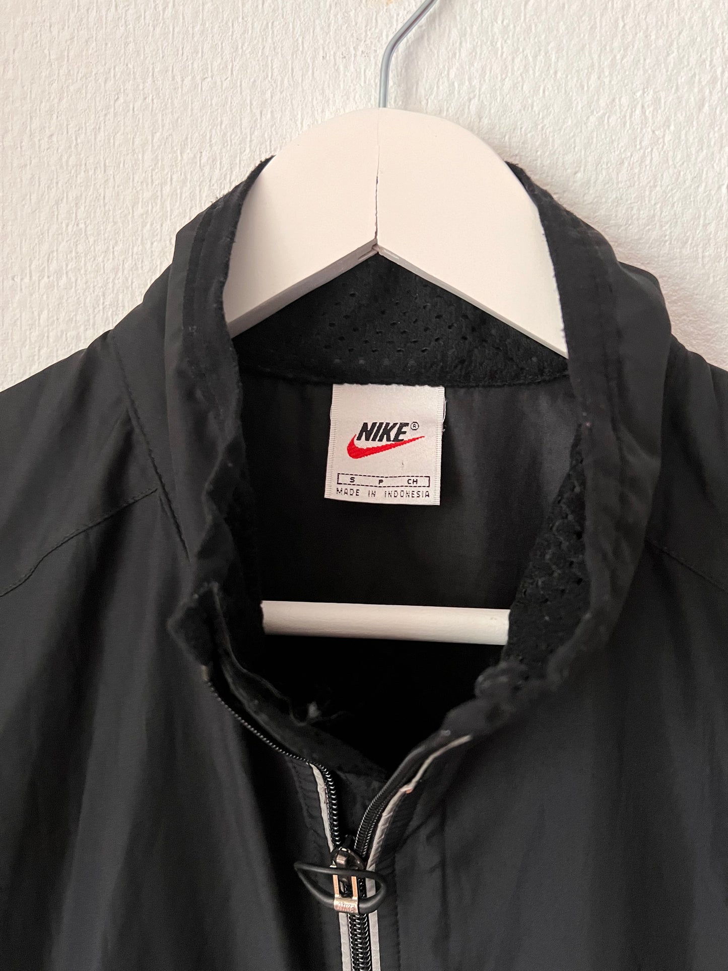 90s Nike Full Zip Running Vest Black – Small