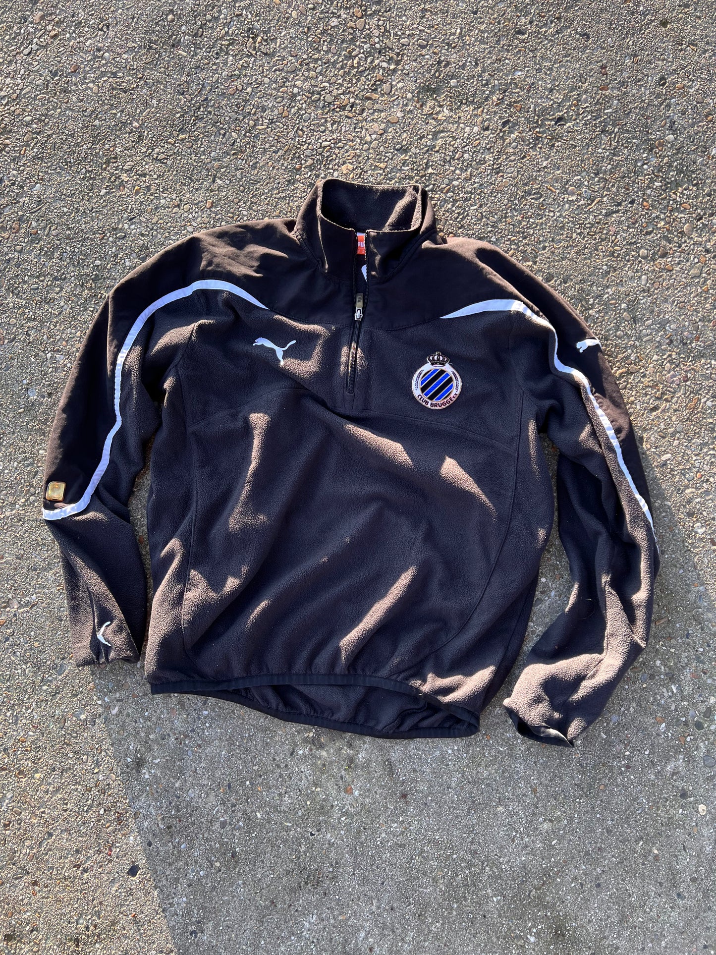2000s Puma Club Brugge 1/4 Zip Up Fleece – Medium