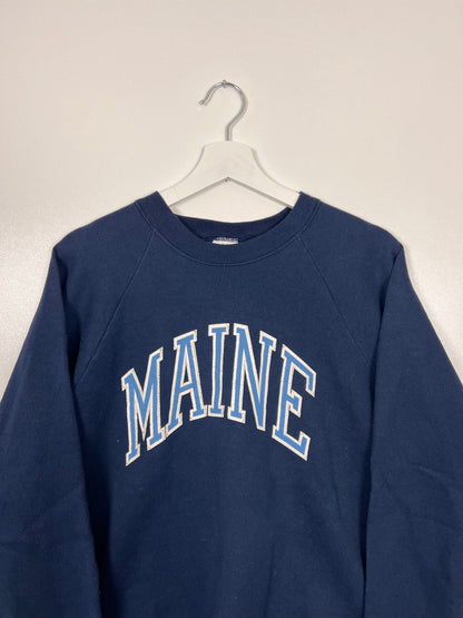 80's Fruit de Loom Maine Crewneck – Large