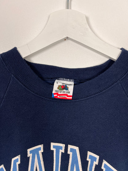 80's Fruit de Loom Maine Crewneck – Large