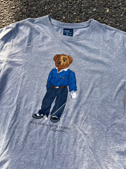 90s Ralph Lauren OG Polo Bear T-Shirt – Large