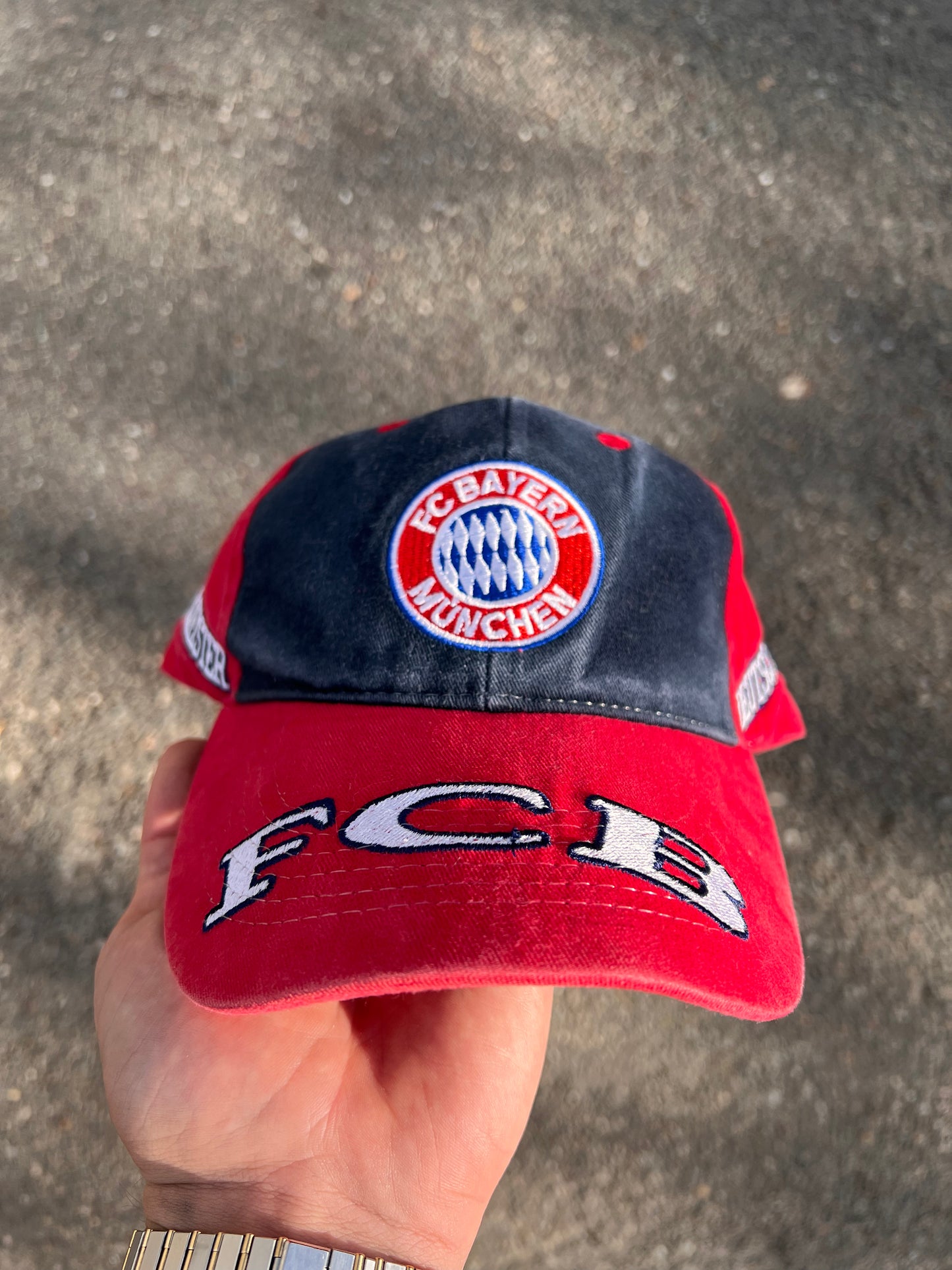 90's Bayern Munchen All Over Embroidered Cap – One Size