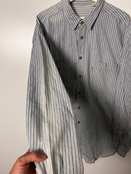 00's Levi's Striped Work Shirt – XXLarge