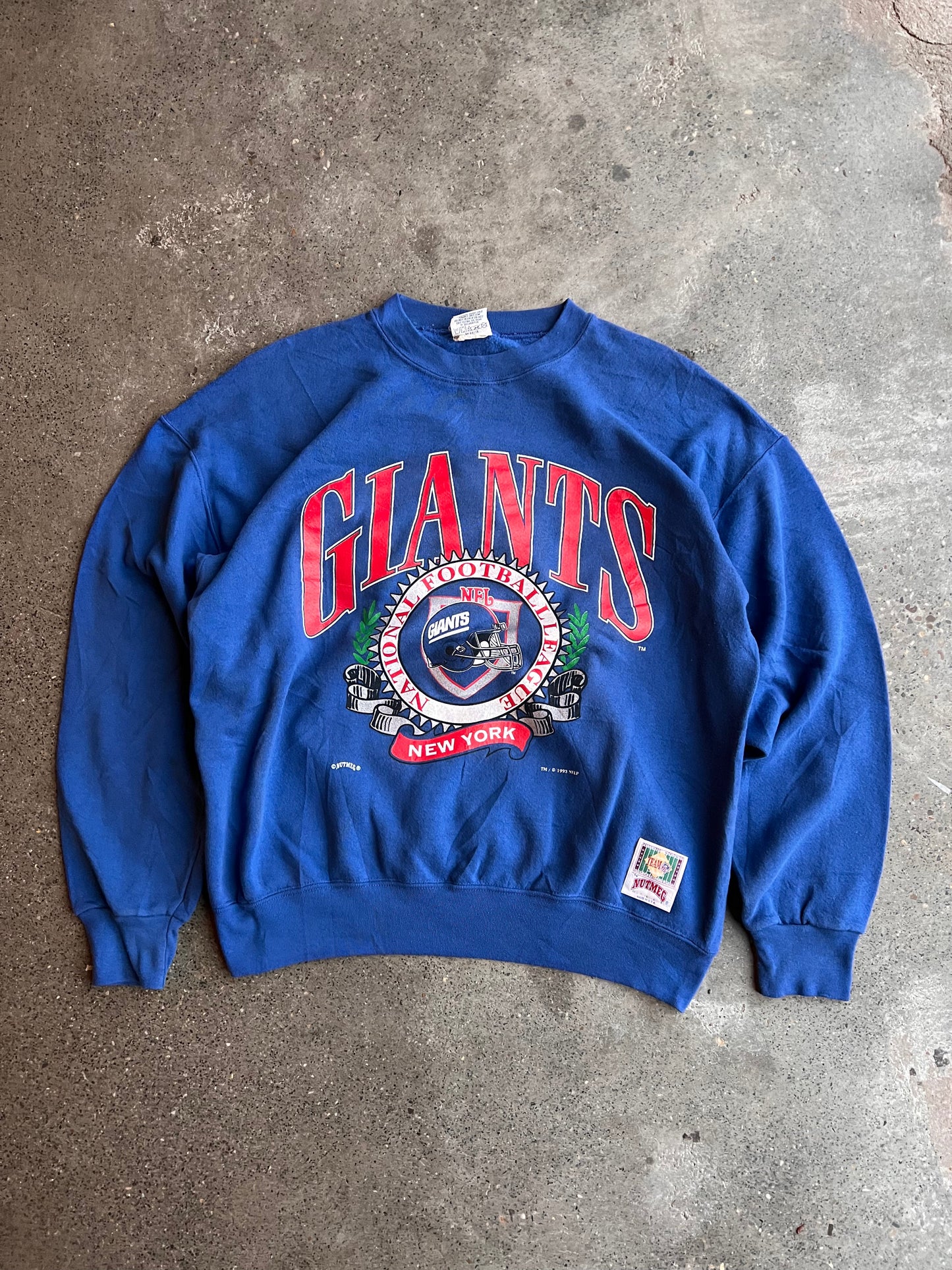 90s Nutmeg New York Giants Crenneck – Large