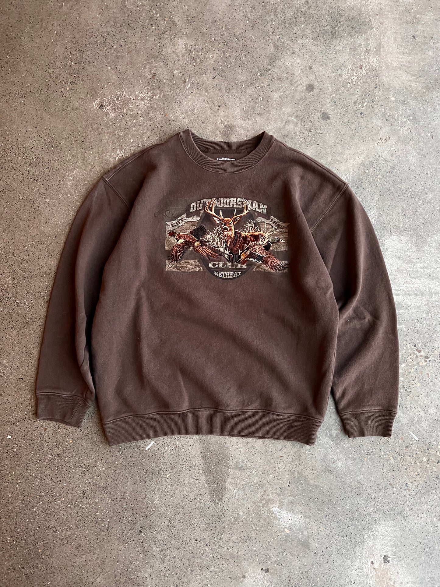00s Croft & Barrow Outdoorsman Club Crewneck – Small