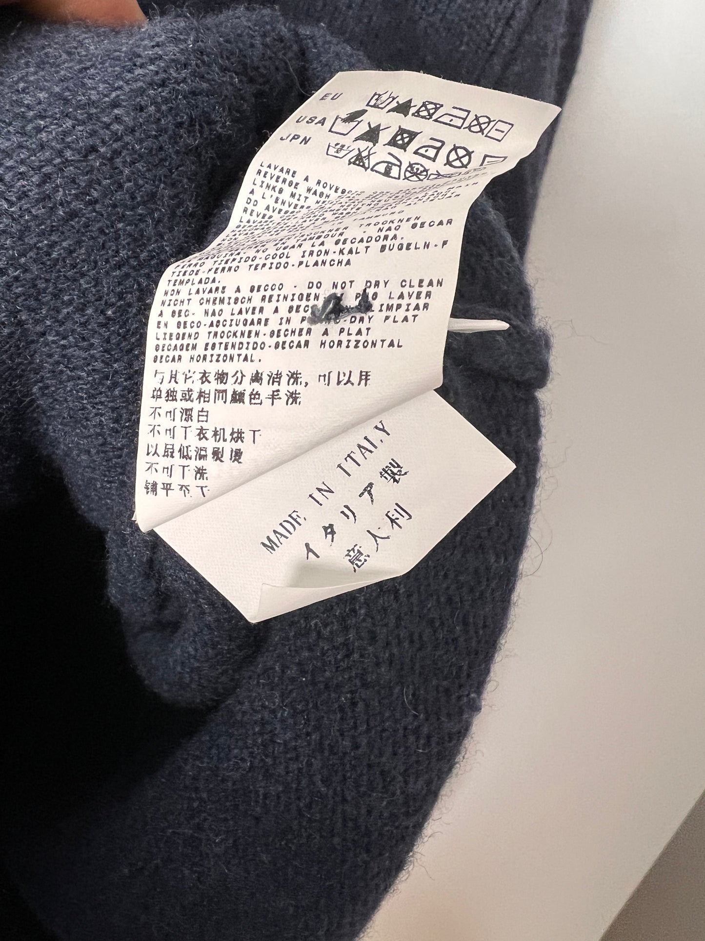 Vintage Stone Island Wool Zipped Hoodie - Large