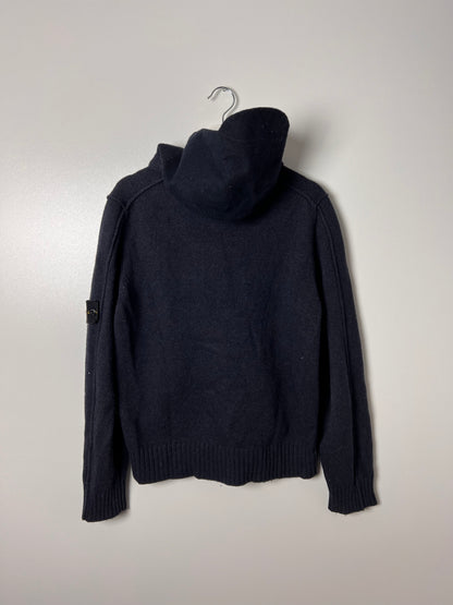 Vintage Stone Island Wool Zipped Hoodie - Large