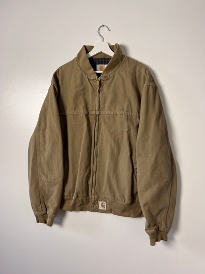 Made In USA Carhartt Plaid Bomber Jacket - XLarge