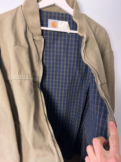 Made In USA Carhartt Plaid Bomber Jacket - XLarge