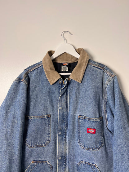 Dickies Denim Work Wear Jacket - Large