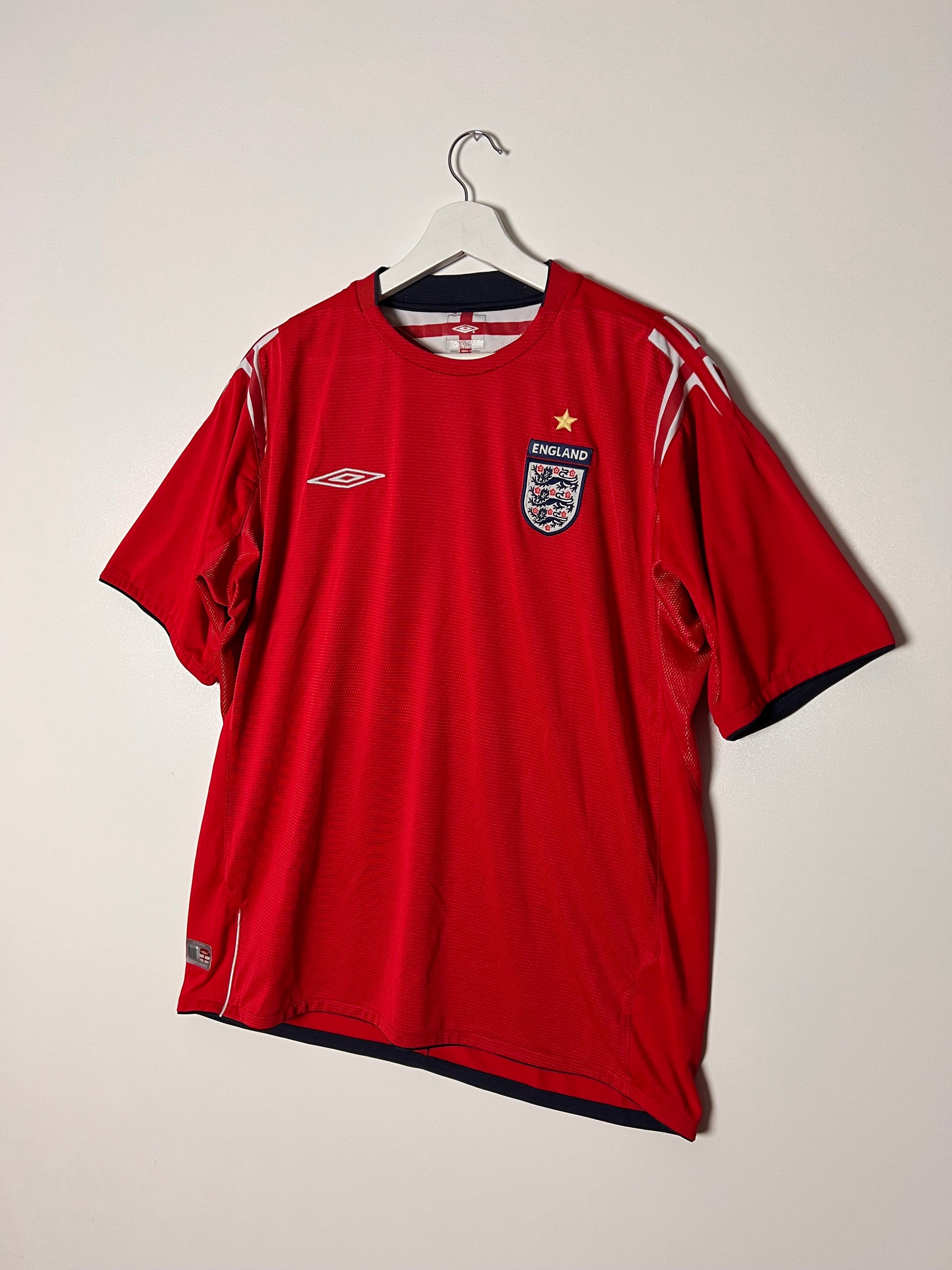 2000s Umbro England Kieron Dyer Away Football Jersey – Xlarge