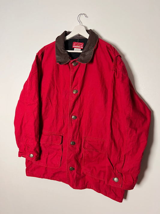 90s Marlboro Country Store Long Lined Cotton Coat – Large