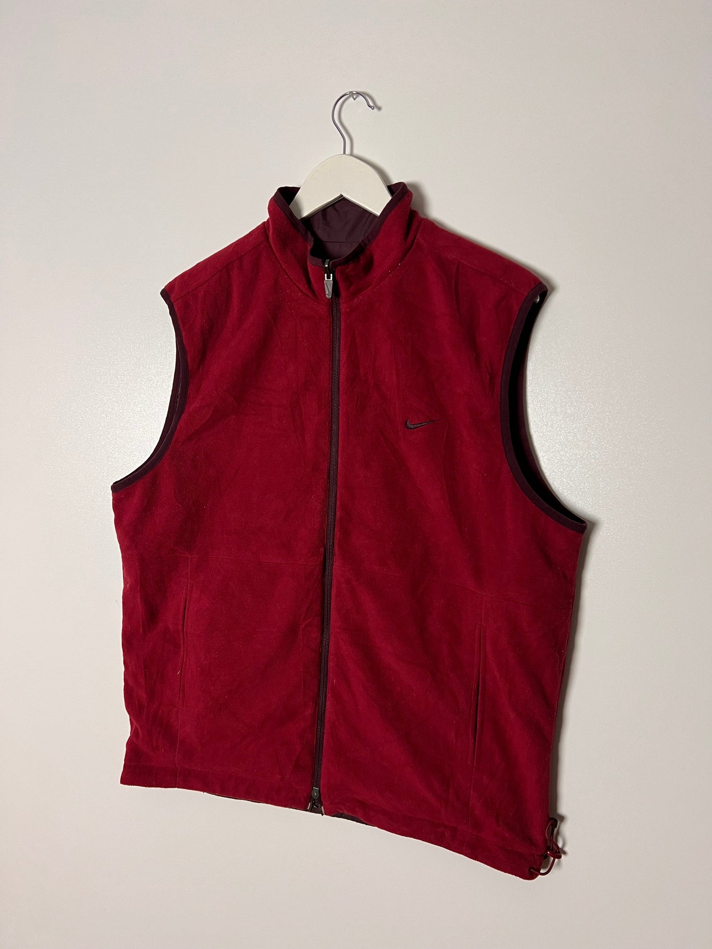 2000s Nike Golf Reversible Fleece Vest – XLarge