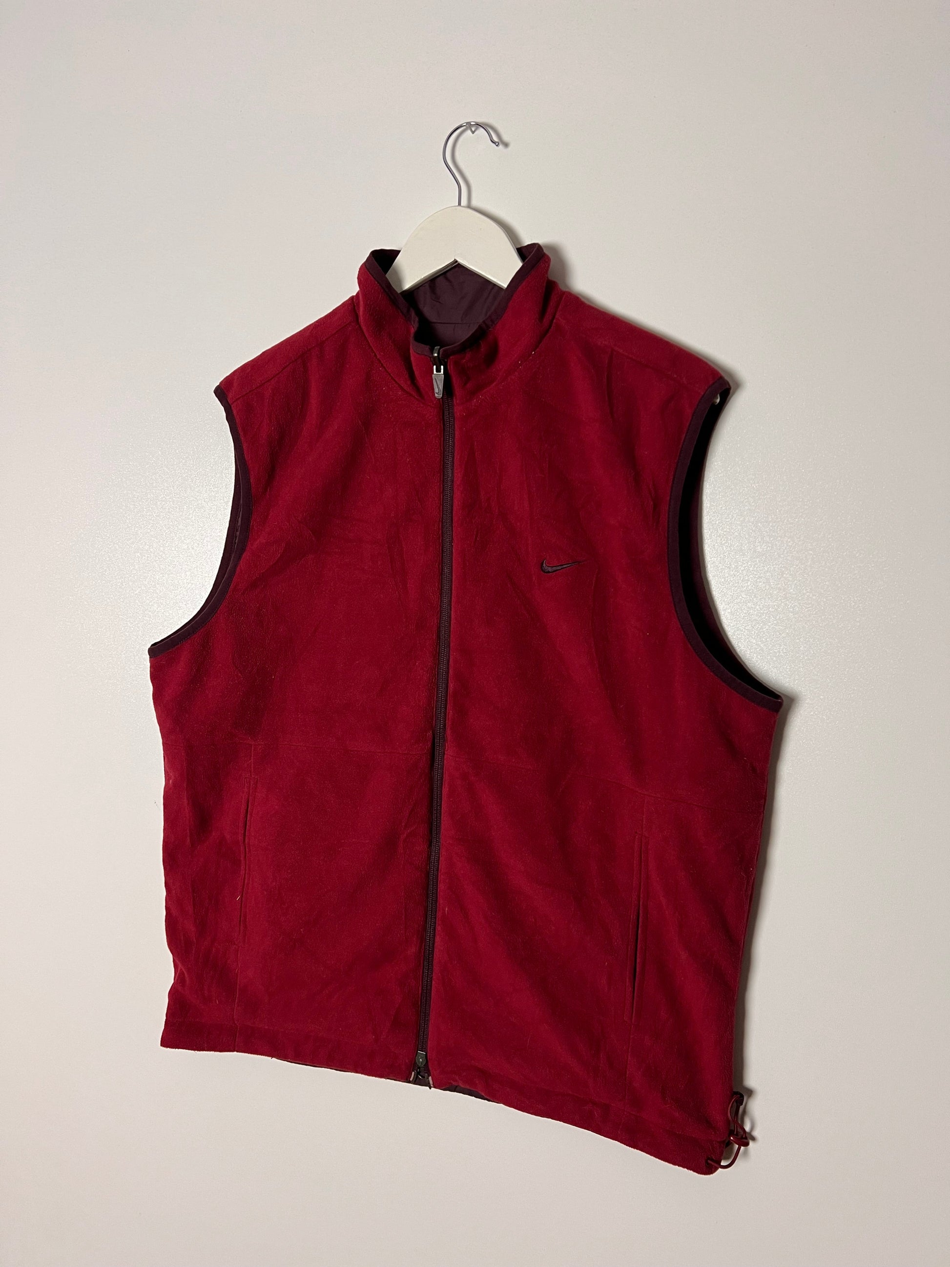 2000s Nike Golf Reversible Fleece Vest – XLarge
