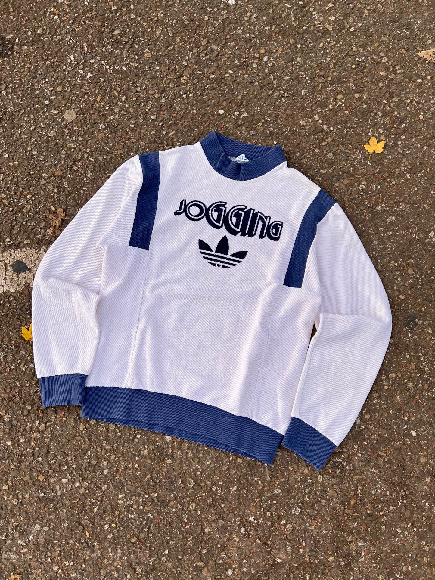 80s Adidas Jogging Big Logo Crewneck – Medium