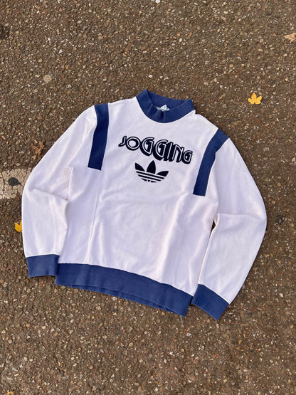 80s Adidas Jogging Big Logo Crewneck – Medium